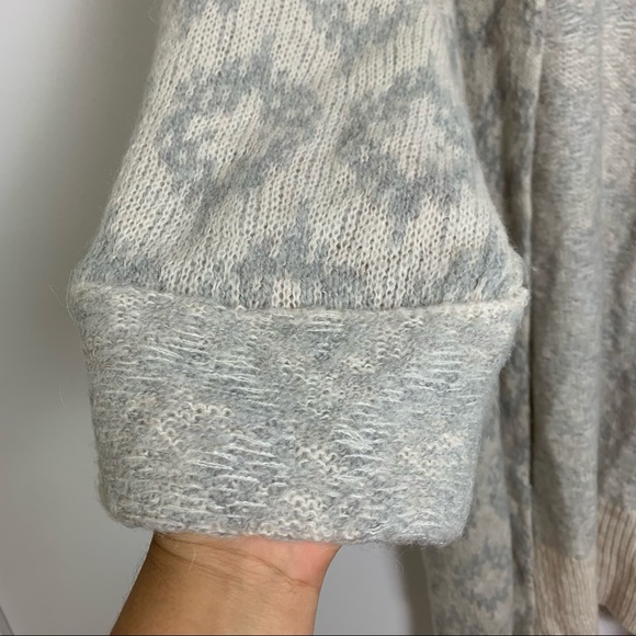 NEW Free People Like a Diamond Sweater Coat in Icy Diamonds Combo in Medium - Picture 9 of 16